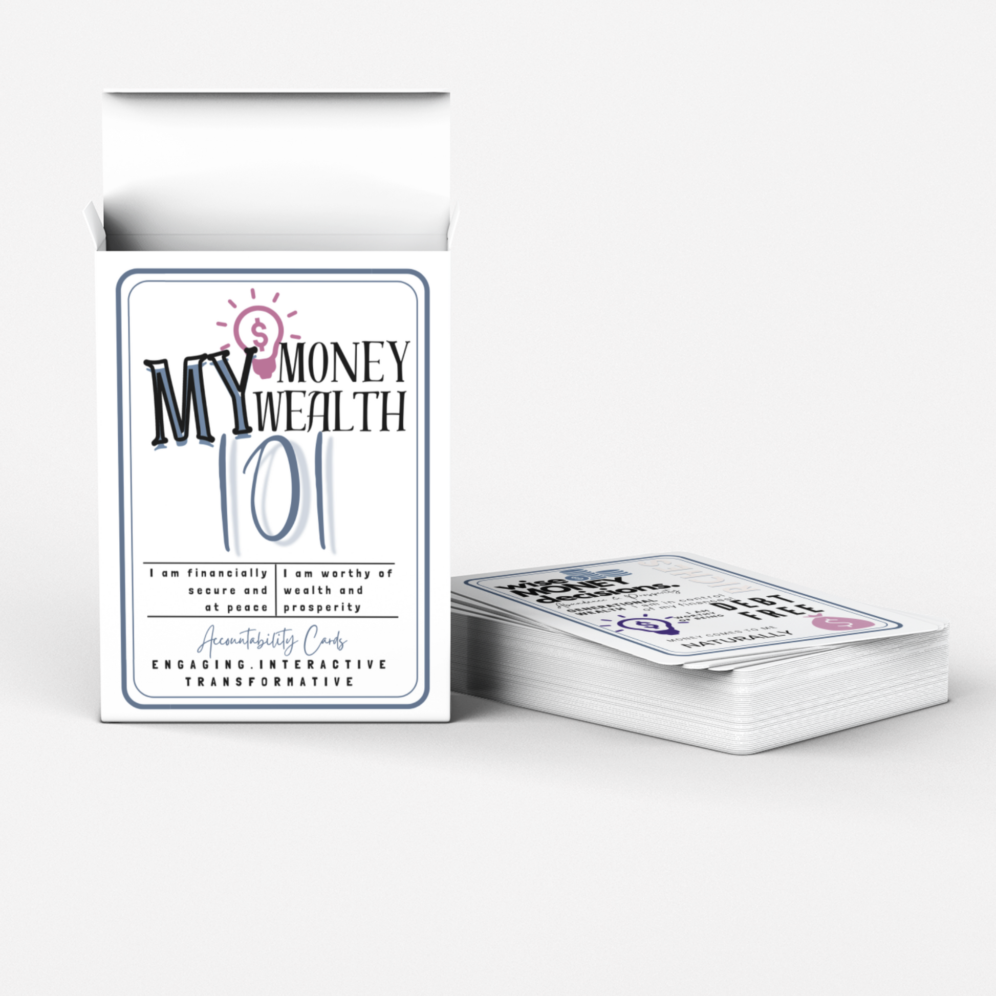 My Money, My Wealth Financial Accountability Cards