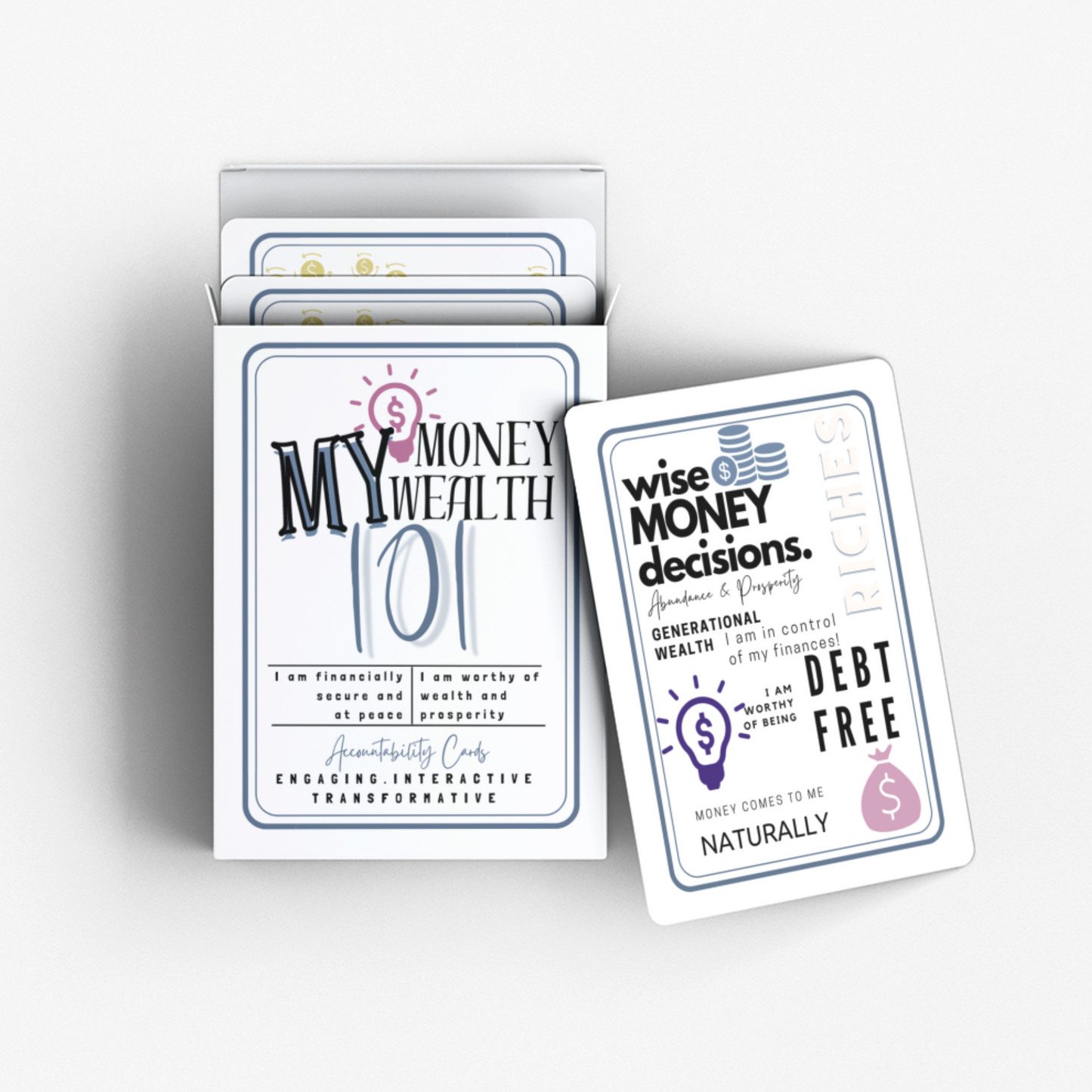 My Money, My Wealth 101 Financial Accountability Cards